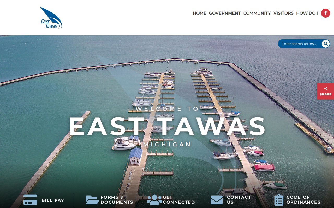 Official East Tawas city government website and local service information